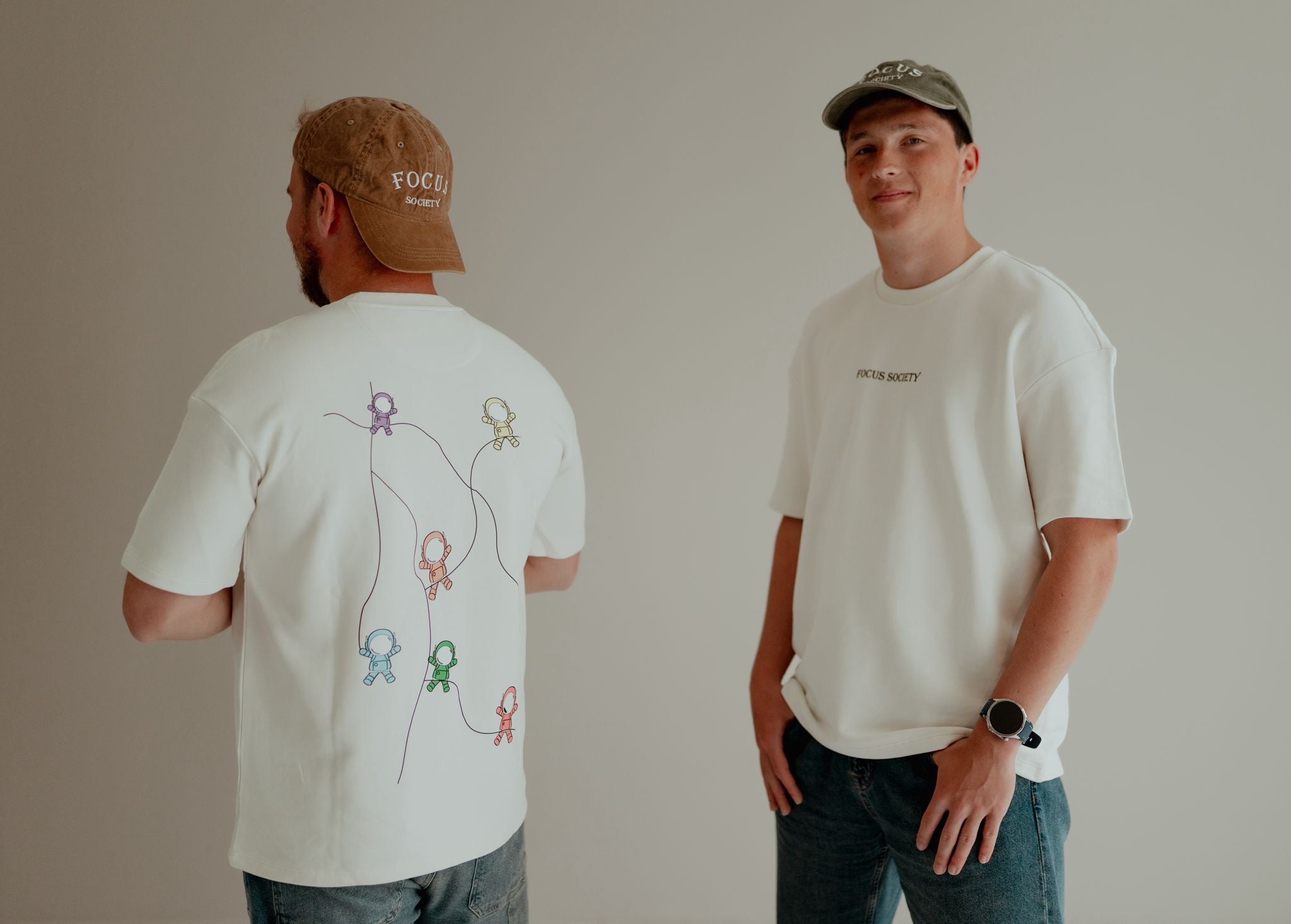 SOCIETY PREMIUM TEE IVORY