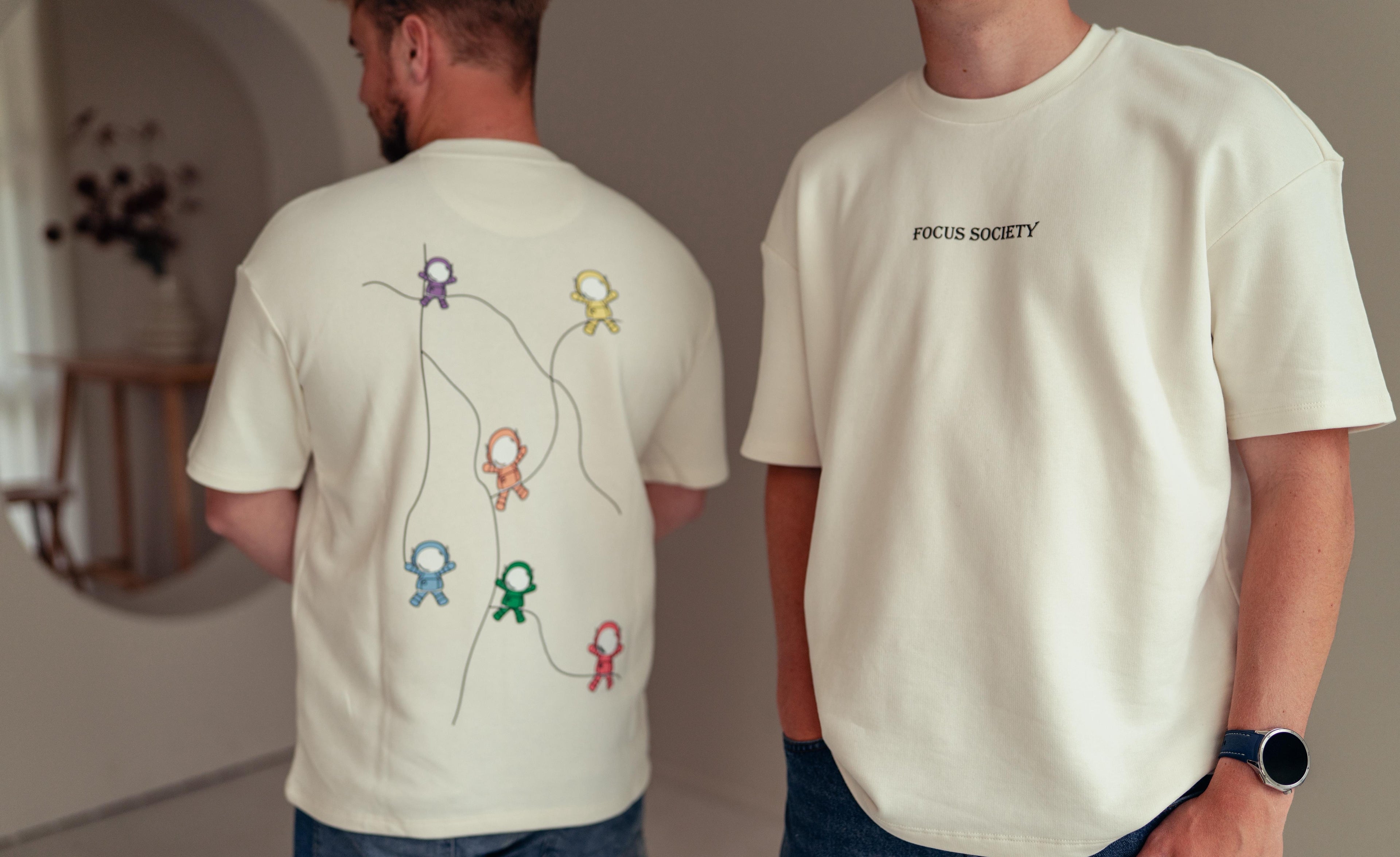 SOCIETY PREMIUM TEE IVORY