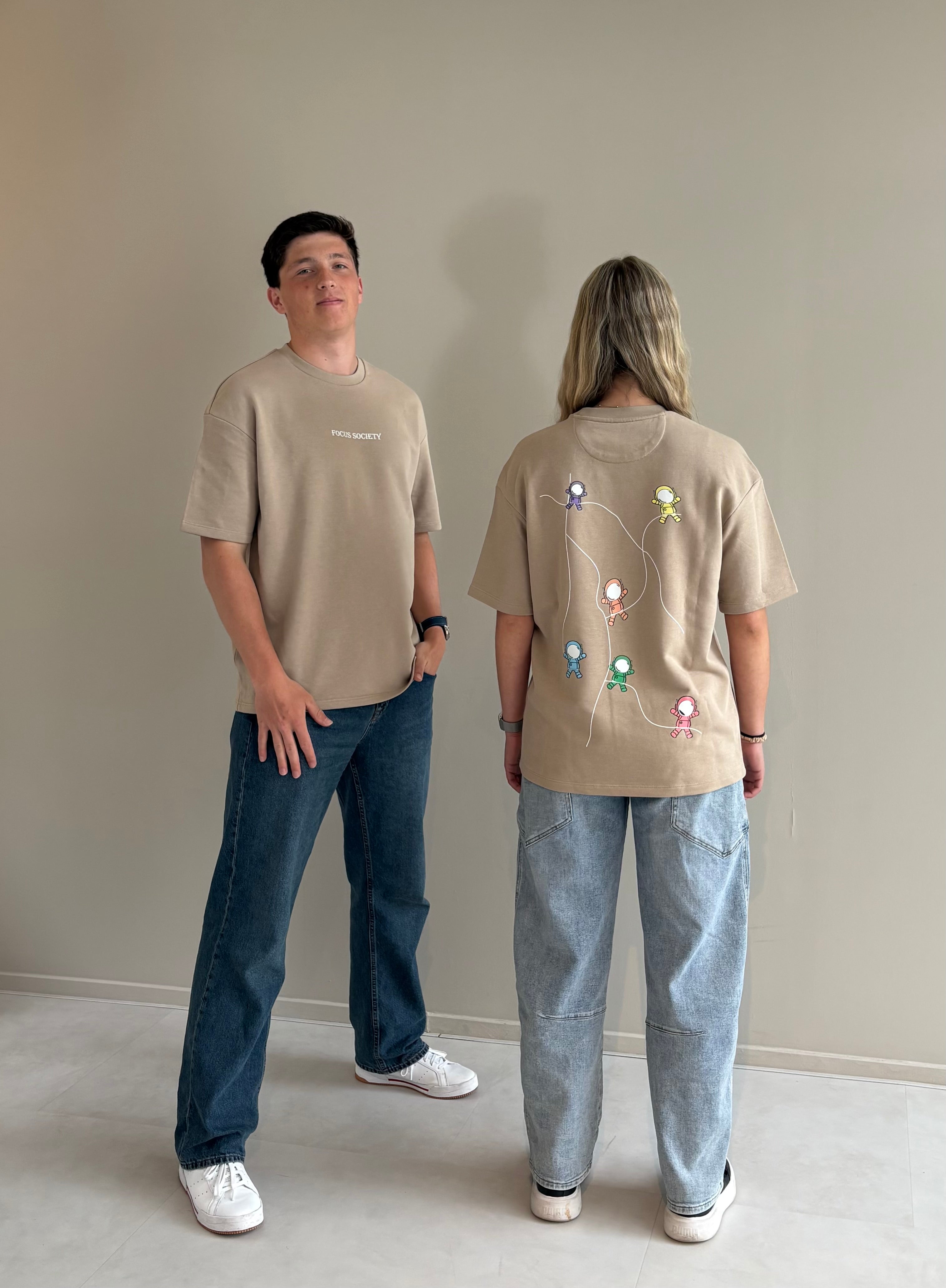 SOCIETY PREMIUM TEE SAND