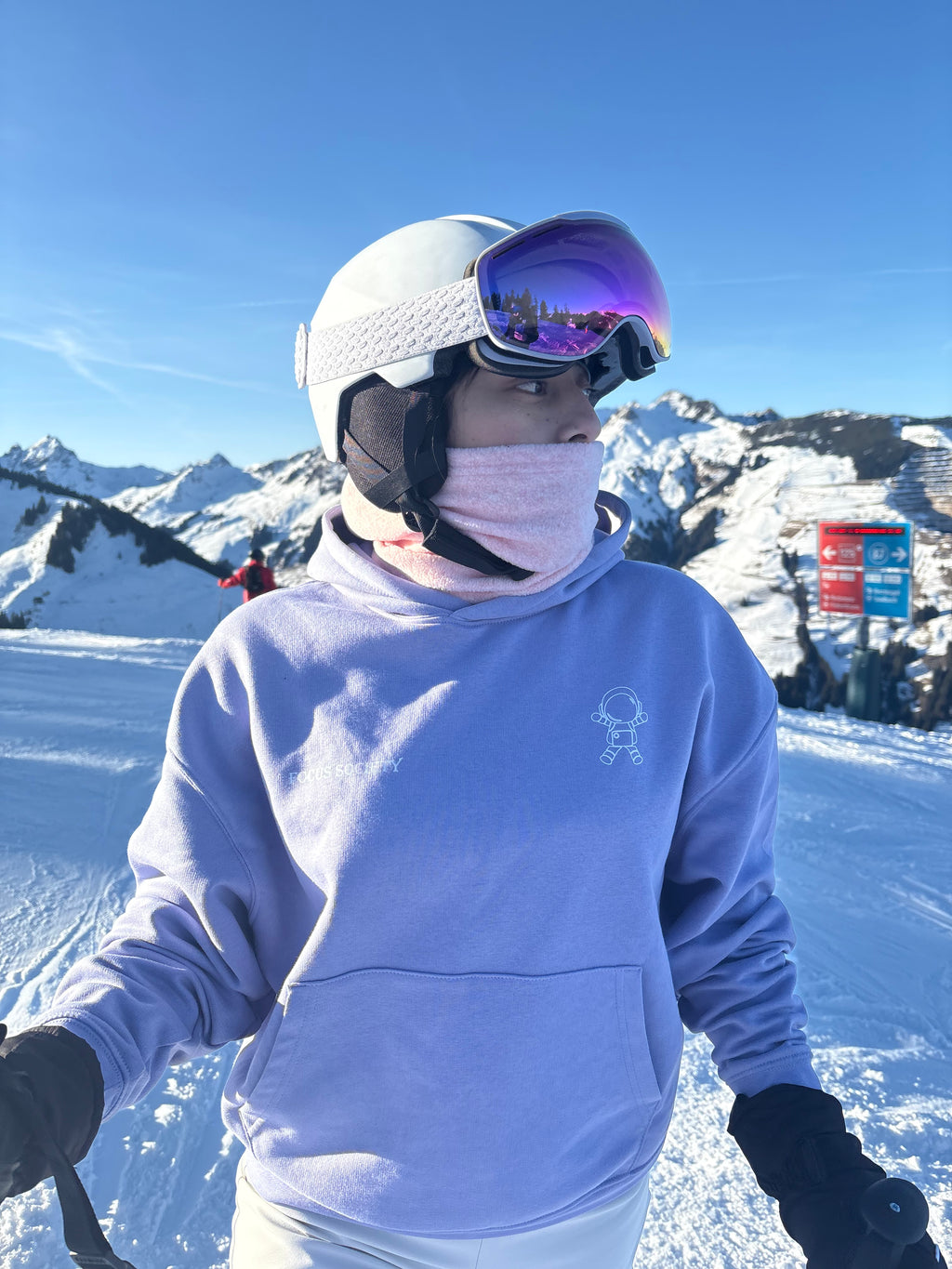 COMFY OVERSIZED HOODIE -VIOLET