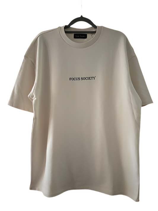 WHITE FOCUS T-SHIRT