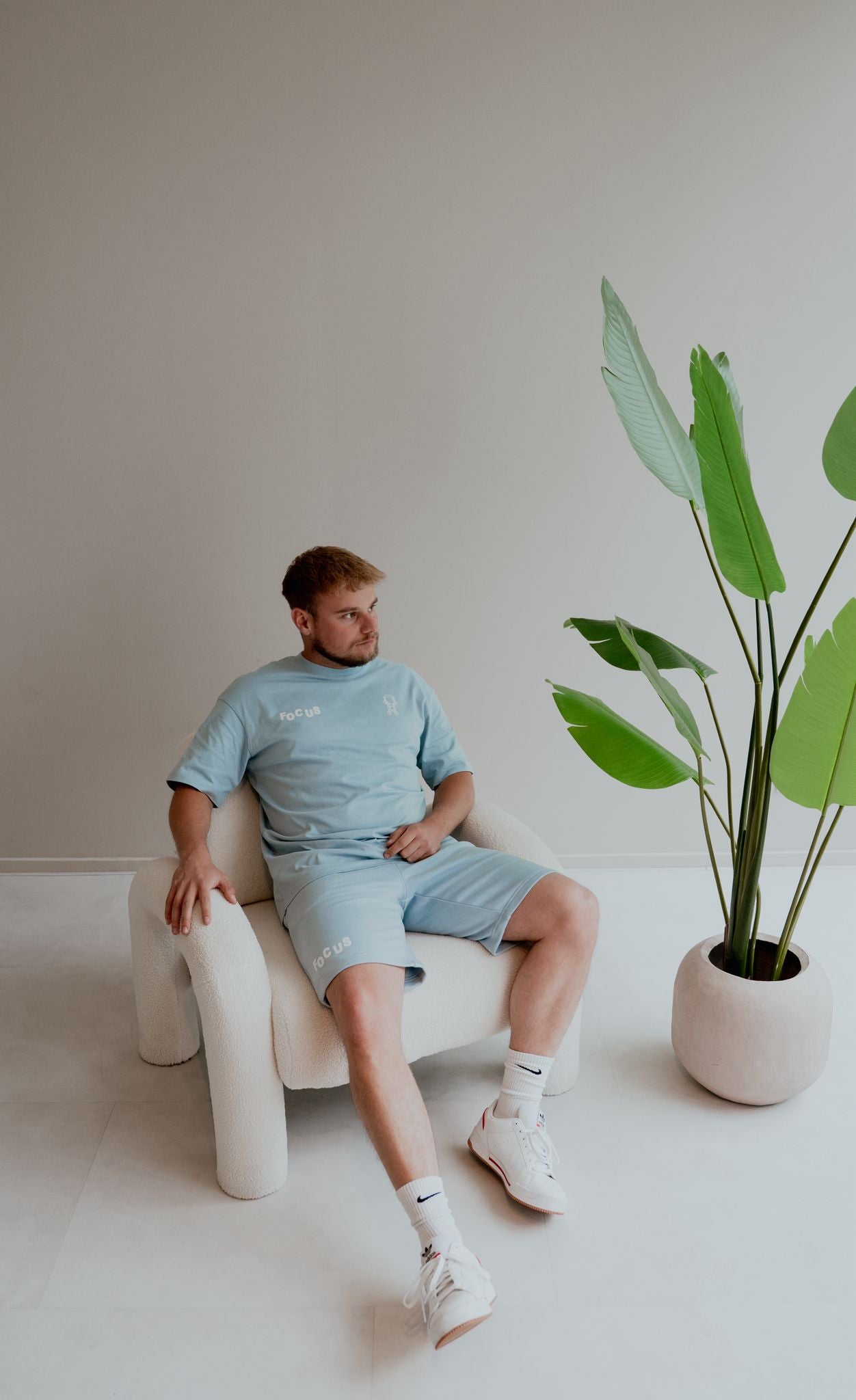 FOCUS SUMMER SET TEE AQUA