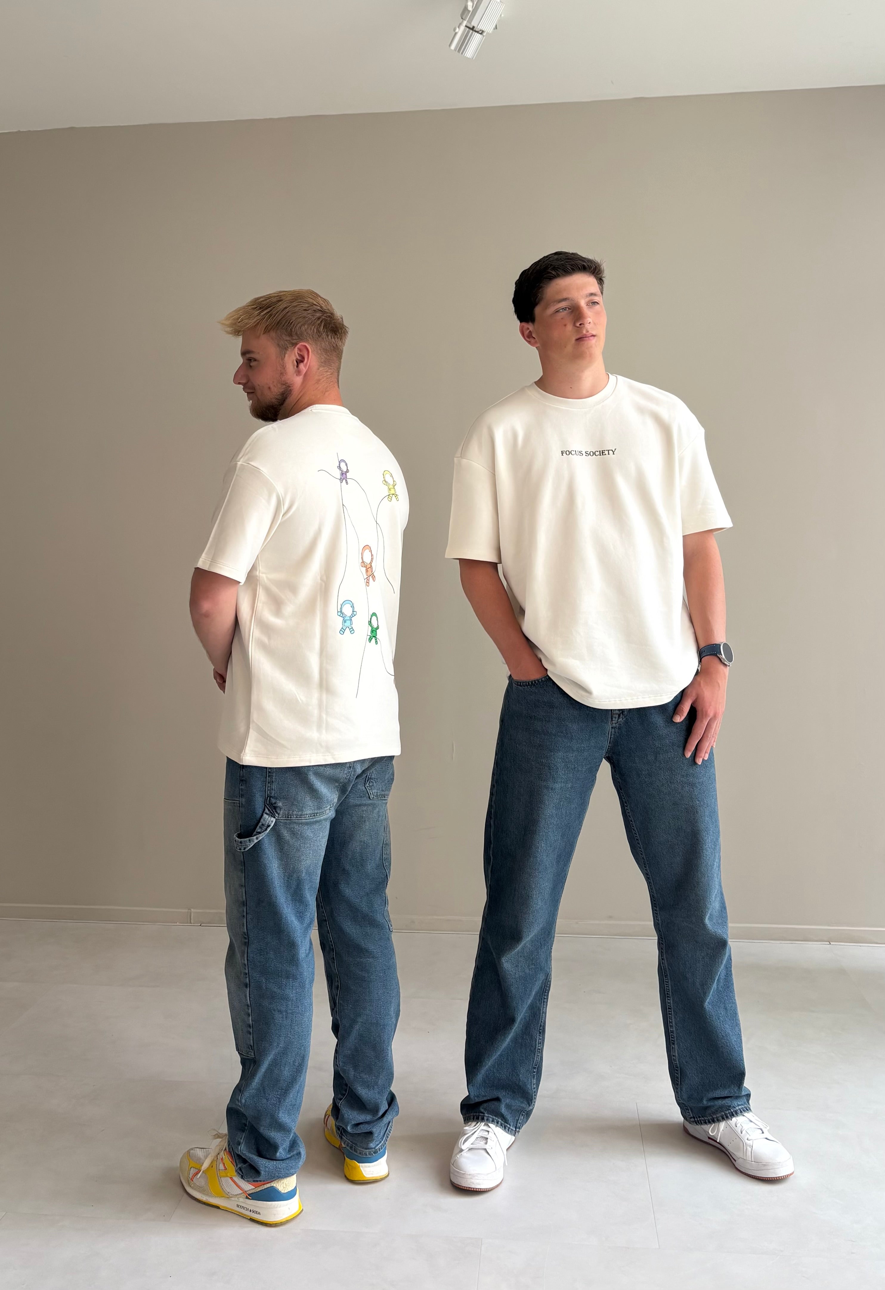 SOCIETY PREMIUM TEE IVORY