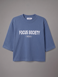 CROPPED RELAXED TEE DAMES